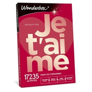 Comparateur de prix : Coffret cadeau Wonderbox Love Sensation