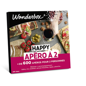 Coffret Cadeau Wonderbox Happy Apéro à 2 pas cher