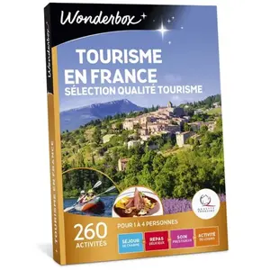 Coffret cadeau Wonderbox Tourisme En France - Sélection Tourisme pas cher