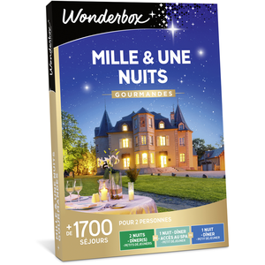 Comparateur de prix : Coffret cadeaux Wonderbox Mille et une nuits gourmandes