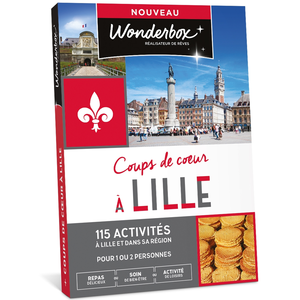 Coffret cadeau Wonderbox Coups de coeur à Lille pas cher