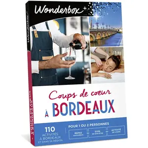 Coffret cadeau Wonderbox Coups de coeur à BordeauxVendu parcdiscount