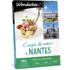 Comparateur de prix : Coffret cadeau Wonderbox Coups de coeur à Nantes
