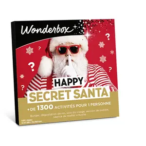 Comparateur de prix : Wonderbox - Coffret Cadeau - Happy Secret Santa - Idée cadeau Noël