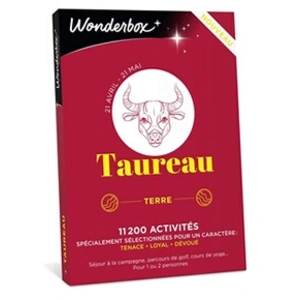 Coffret cadeau Wonderbox Taureau pas cher