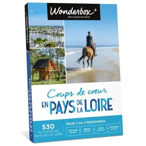 Coffret cadeau Wonderbox Coups de coeur en Pays de la LoireVendu parfnac