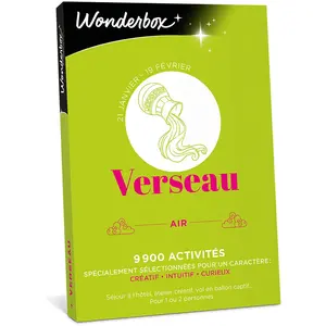 Coffret cadeau Wonderbox Verseau pas cher