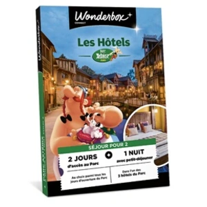 Comparateur de prix : Coffret cadeau Connect Parc Astérix Séjour 2 jours 1 nuit