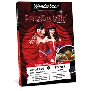 Comparateur de prix : Coffret cadeau Connect Paradis Latin revue avec dîner 2 Personnes
