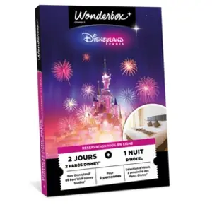 Comparateur de prix : Coffret cadeau Connect Disneyland Paris Séjour 2 jours 1 nuit