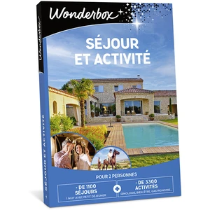 Coffret cadeau Wonderbox Séjour et activité pas cher