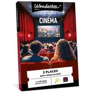 Comparateur de prix : Coffret cadeau Wonderbox Séance de cinéma pour 2 personnes