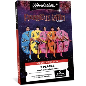Coffret cadeau Wonderbox Paradis Latin Revue et Champagne pour 2 personnes pas cher