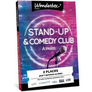Coffret cadeau Wonderbox Stand-up & Comedy Clud à Paris pour 2 personnes pas cher