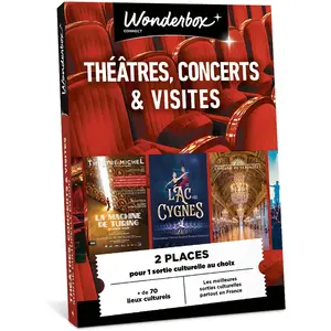 Wonderbox Théâtre, concerts & visites - Sortie culturelle en duo pas cher