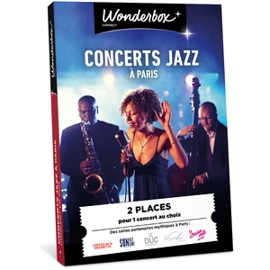 Coffret cadeau Wonderbox Concerts Jazz à Paris pour 2 personnes pas cher