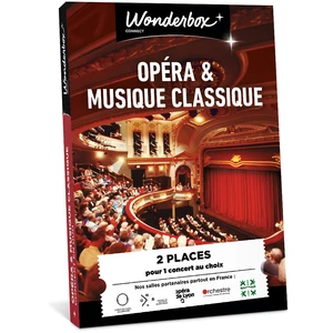 Comparateur de prix : Coffret cadeau Wonderbox Opéra et Musique classique pour 2 personnes