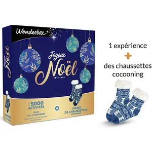 Coffret cadeau Wonderbox 2 en 1 Joyeux Noël Pétillant pour 1 ou 2 pers... pas cher
