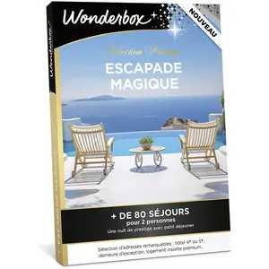 Comparateur de prix : Coffret cadeau Wonderbox Escapade magique Sélection Prestige pour 2 personnes