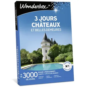 Comparateur de prix : Coffret cadeau Wonderbox 3 jours Châteaux et belles demeures Edition 2...