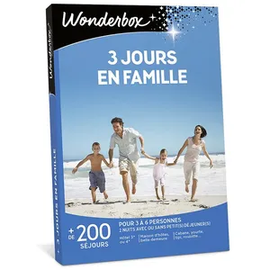 Comparateur de prix : Coffret cadeau Wonderbox 3 jours en Famille Edition 2025