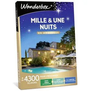 Comparateur de prix : Coffret cadeau Wonderbox Mille et une nuits en amoureux Edition 2025