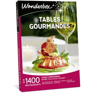 Comparateur de prix : Coffret cadeau Wonderbox Tables gourmandes Edition 2025