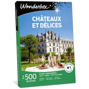 Coffret cadeau Wonderbox Châteaux & délices Edition 2025 pas cher