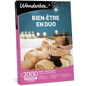 Comparateur de prix : Coffret cadeau Wonderbox Bien-être en duo Edition 2025
