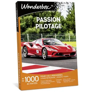 Coffret cadeau Wonderbox Passion pilotage Edition 2025 pas cher