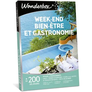 Coffret cadeau Wonderbox Week-end bien-être et gastronomie Edition 202... pas cher