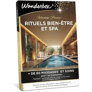 Coffret cadeau Wonderbox Prestige Rituels Bien-être et Spa pas cher