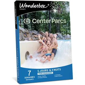 Comparateur de prix : Coffret cadeau Tick'nBox Center Parcs Court Séjour en Famille