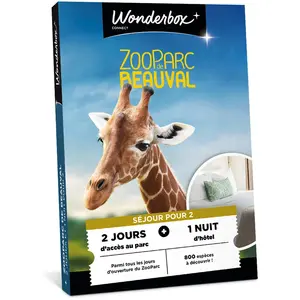 WONDERBOX CONNECT ZooParc de Beauval - Séjour 2 jours et 1 nuit pour 2 pas cher