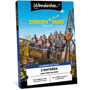 Wonderbox Coffret cadeau Tick'nBox 2 entrées pour 1 journée à Europa-Park pas cher