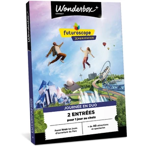 WONDERBOX CONNECT Coffret cadeau Tick'nBox 2 entrées pour 1 journée au FuturoscopeVendu parcdiscount
