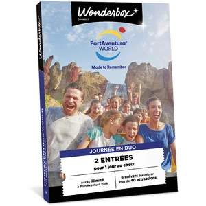 Comparateur de prix : Coffret cadeau Tick’nBox 2 entrées pour 1 journée à PortAventura