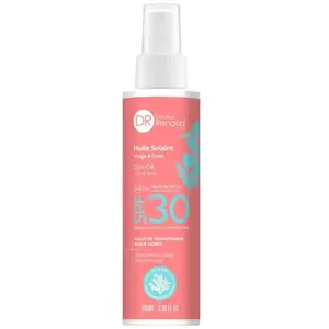 Dr Renaud - Huile Solaire Visage & Corps SPF30 Protection solaire 100 ...