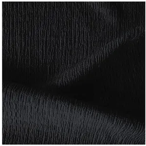 GENERIQUE Tissu crépon uni vendu au mètre(...) - crépon noir