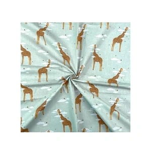 GENERIQUE Tissu coton enfant girafe vendu au mètre(...) - zefiramenthe
