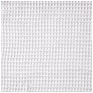 GENERIQUE Tissu coton Nid d'Abeille vendu au mètre(...) - Blanc