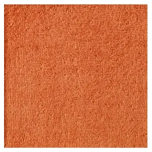 GENERIQUE Tissu Micro Eponge Bambou vendu au mètre(...) - Papaye Orange