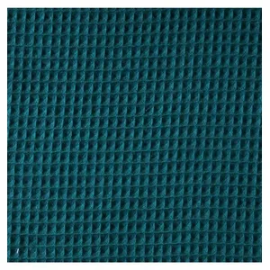 GENERIQUE Tissu coton Nid d'Abeille vendu au mètre(...) - Paon Bleu