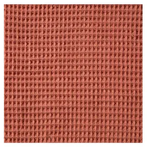 GENERIQUE Tissu coton Nid d'Abeille vendu au mètre(...) - Marsala Orange