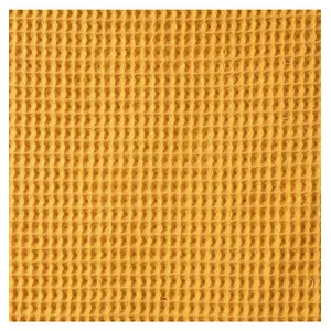 GENERIQUE Tissu coton Nid d'Abeille vendu au mètre(...) - Moutarde Jaune
