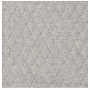 GENERIQUE Tissu jersey matelassé losange vendu au mètre(...) - Marron
