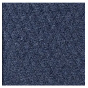 GENERIQUE Tissu jersey matelassé losange vendu au mètre(...) - Bleu