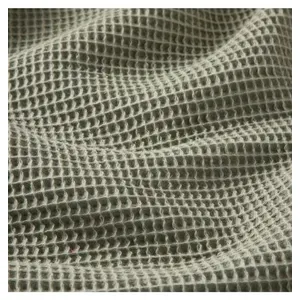 GENERIQUE Tissu coton Nid d'Abeille vendu au mètre(...) - Kaki Vert