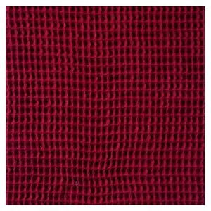 GENERIQUE Tissu coton Nid d'Abeille vendu au mètre(...) - Grenat Rouge