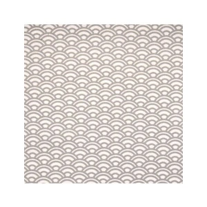 GENERIQUE Tissu coton Saijo vendu au mètre(...) - Gris Clair